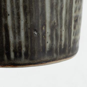 Carl-Harry Stålhane, a unique stoneware vase, Rörstrand, Sweden, 1962.