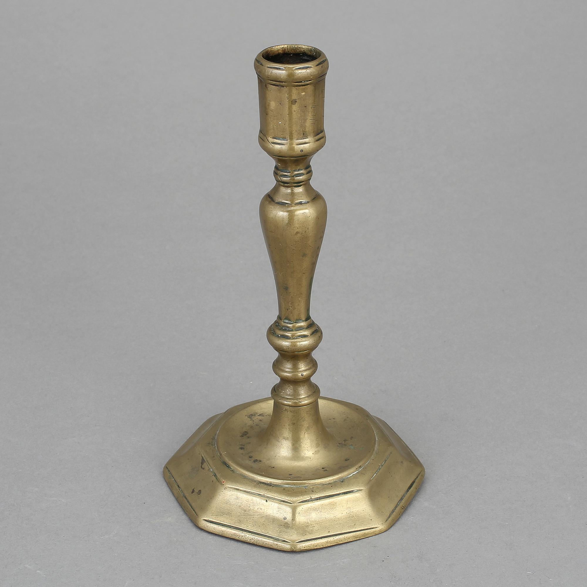 LJUSSTAKE, senbarock, 1700-tal.
