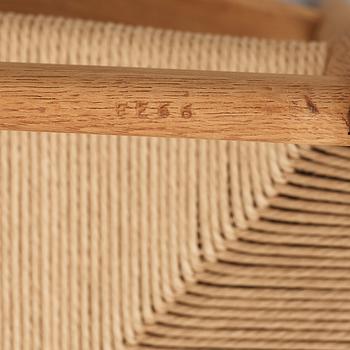 HANS J WEGNER, a "CH37" chair for Carl Hansen & Søn, Denmark, 1950-60's.