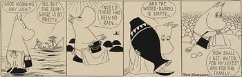 809. Tove Jansson, "Moomin and the sea #59".