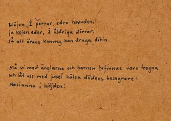 Erik Olson, "Palmsöndag".