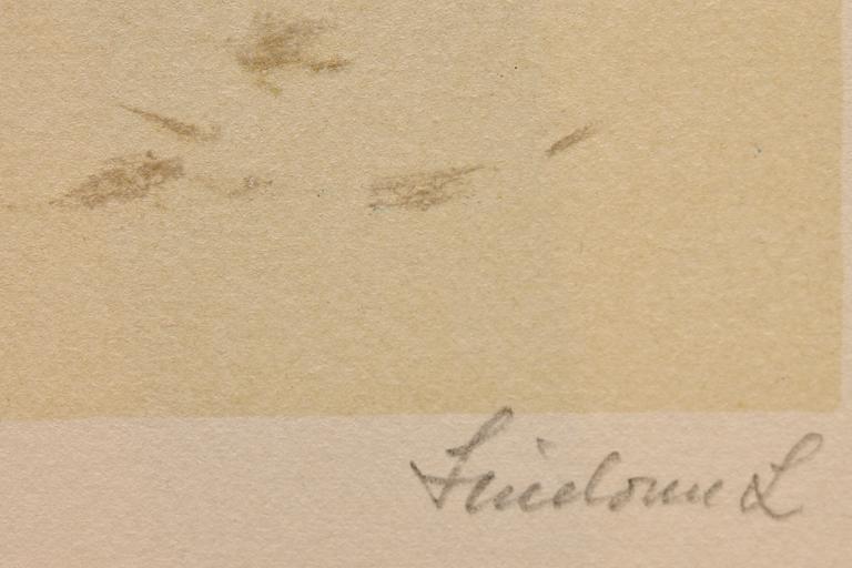 LINDORM LILJEFORS, mapp med 5 färglitografier, sign o numr.