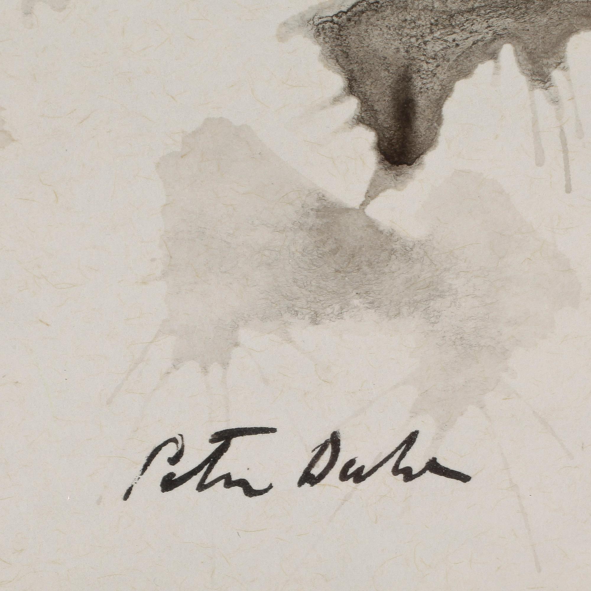 PETER DAHL, akvarell på papper, signerad.