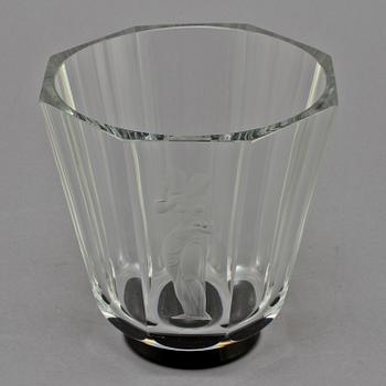 VAS, glas, Vicke Lindstrand, Orrefors, 1900-tal.