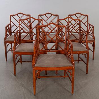Six Miranda of Sweden armchairs.