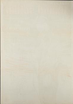 Anders Gullberg, a vintage movie poster, 'Okänd soldat (Tuntematon sotilas)', 1955.