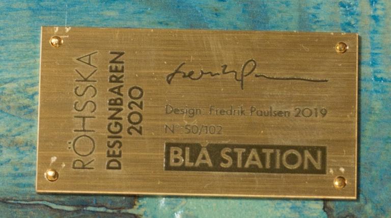 FREDRIK PAULSEN, "Röhsska" från Designbaren, stol, Blå Station 2020, nummer 50/102.