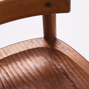 Axel Einar Hjorth, a stained pine 'Sandhamn' chair, Nordiska Kompaniet, Sweden 1931.