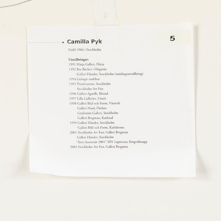 CAMILLA PYK, signed and numbered EA.