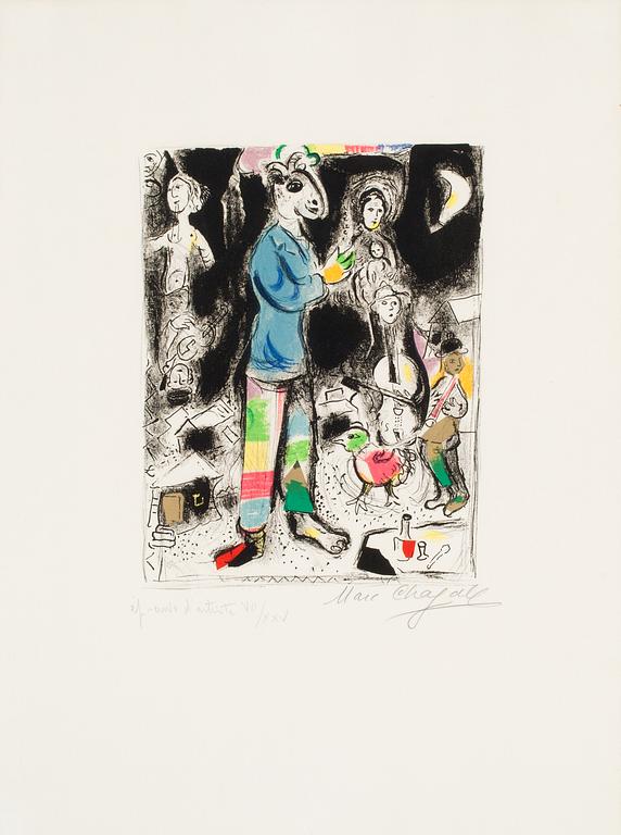 Marc Chagall, "Paysan au violon".