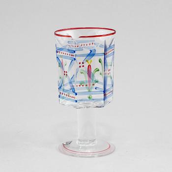 GLASSERVIS, 24 delar, Eva Englund, Orrefors, 1900-talets andra hälft.