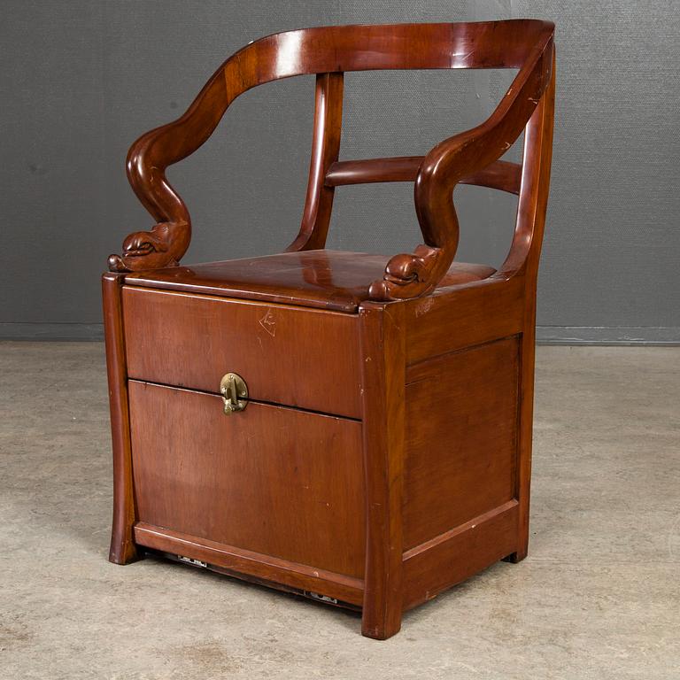 POTTSTOL, empire, 1800-talets första hälft.