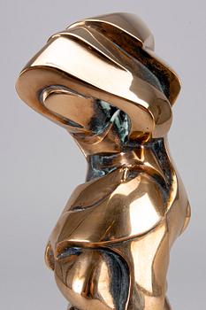 PETER MANDL, a signed and numbered bronze sculpture, "Torso".