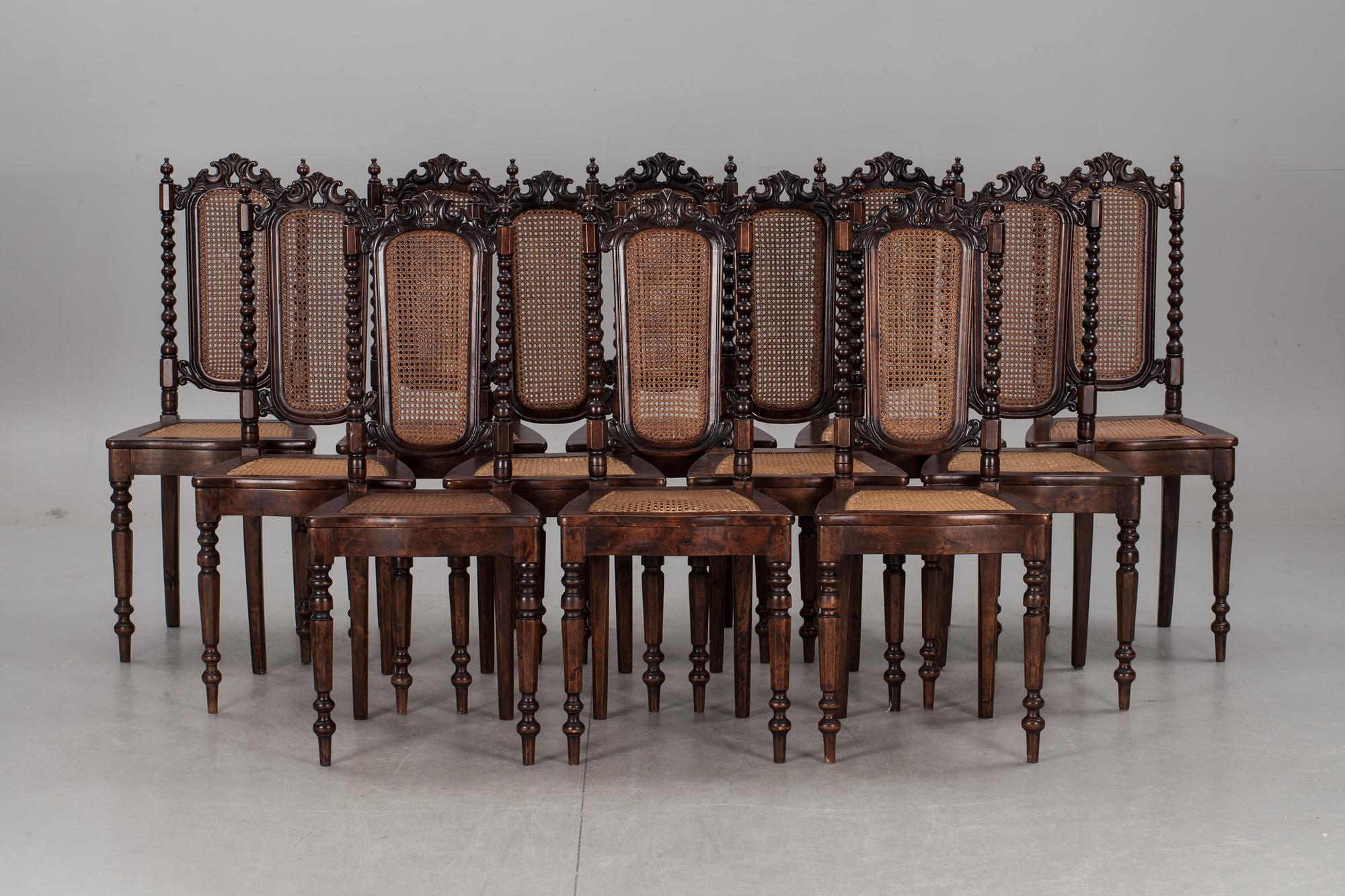 STOLAR, 12 st. Nyrenässans. 1800-talets slut.