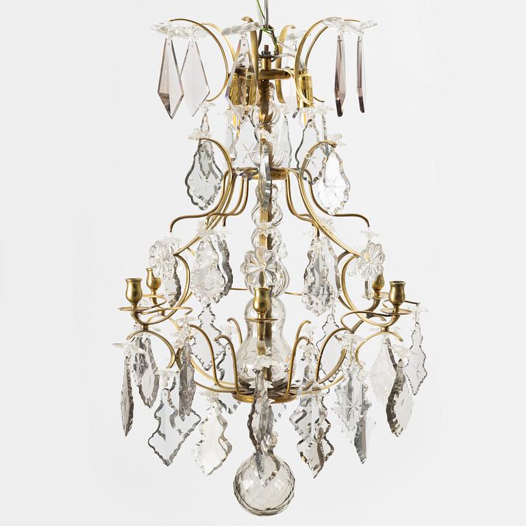 Ljuskrona, rokokostil, tidigt 1900-tal.