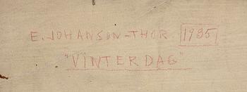 Emil Johanson-Thor, "Vinterdag".