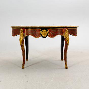 A Boulle style table around 1900.