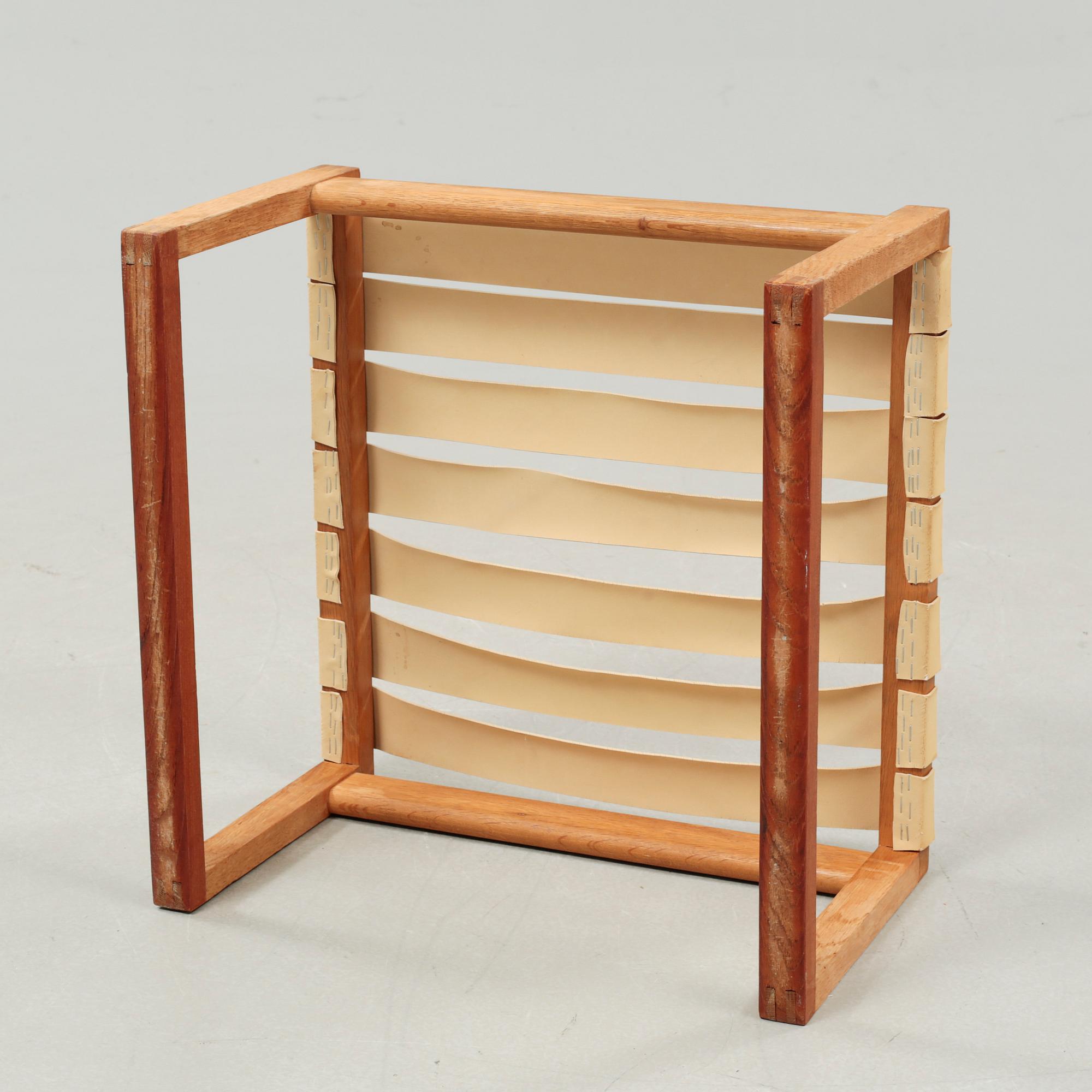 A 1960s stool, model 2248, designed by Børge Mogensen for Fredericia Stolefabrik.