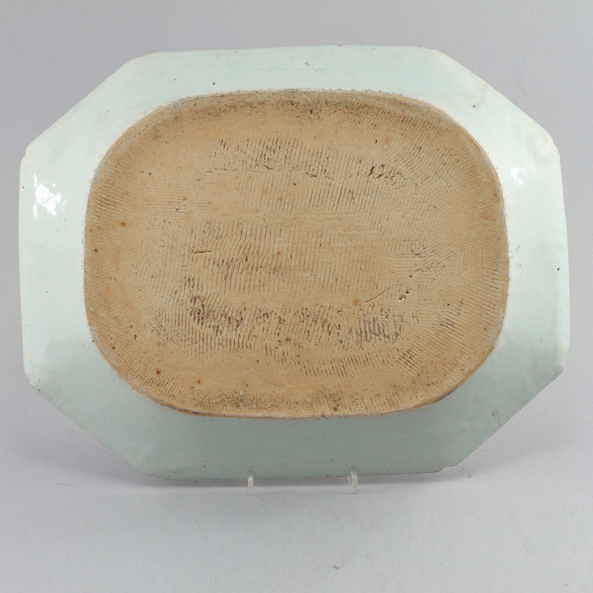 STEKFAT, porslin, Kina, 1700-tal.