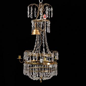 A Gustavian style chandelier, 20th Century.
