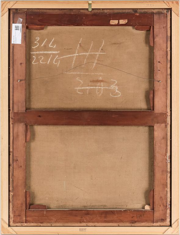 OKÄND KONSTNÄR, olja på duk, 1800-tal.