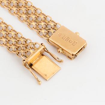 HALSBAND, 18K guld. X-länk.