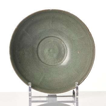 A celadon green glazed bowl, Korea, Goryeo dynasty, 12th/13th century.