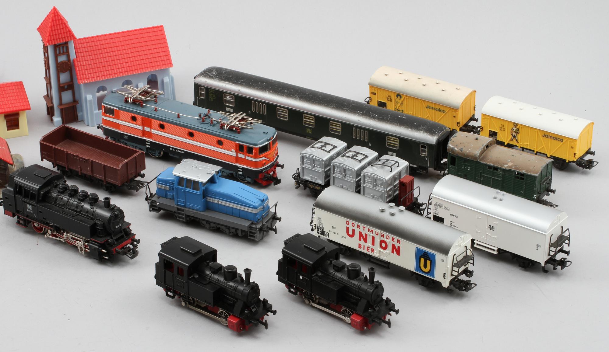 PARTI TÅGDELAR, Märklin, 1900-tal.