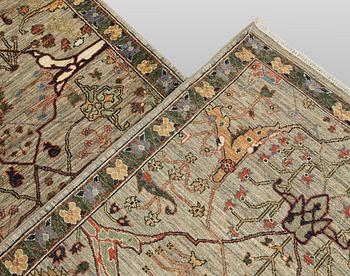 A Zigler Design runner carpet, 410 x 88 cm.