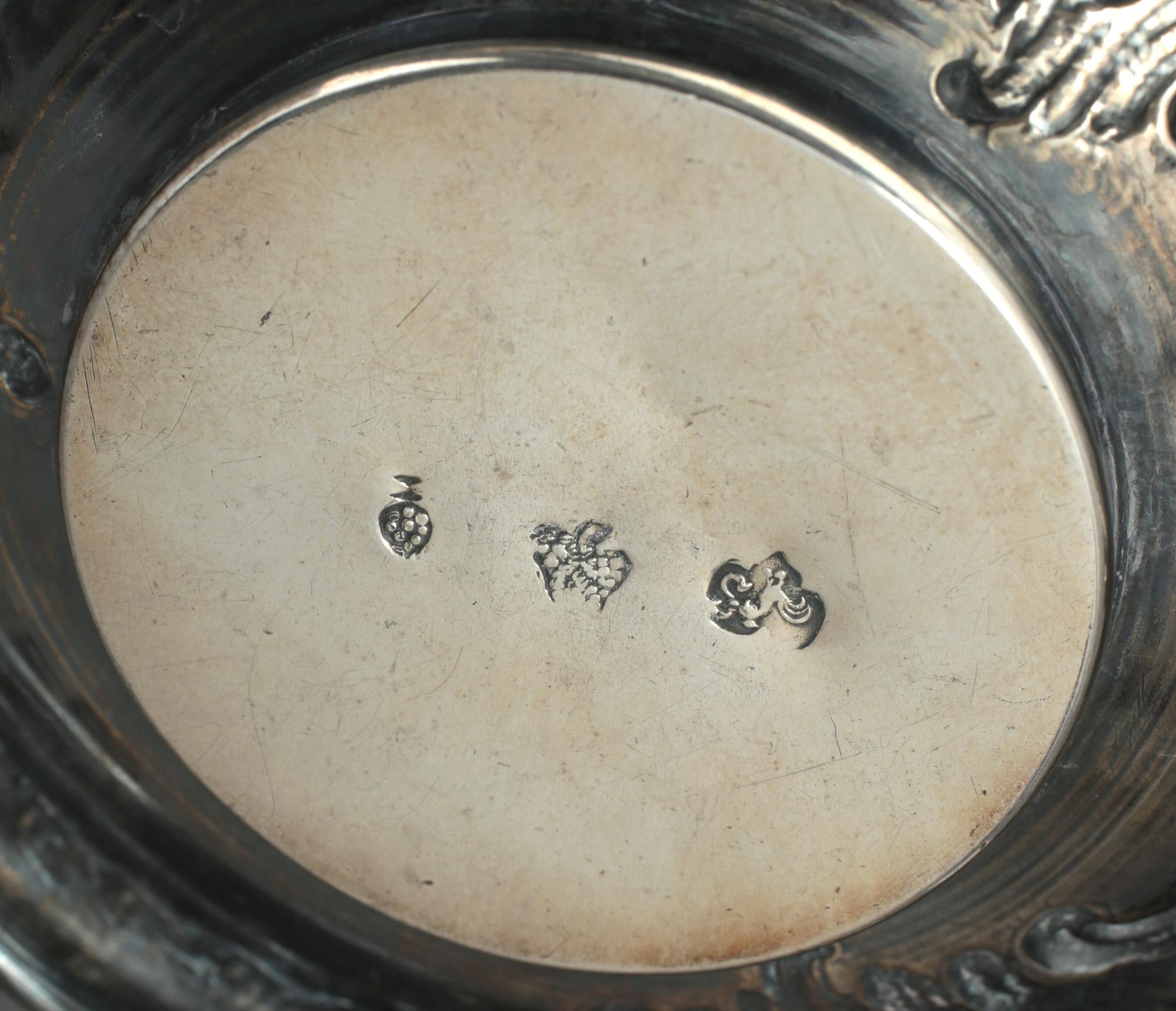 ÄGGVÄRMARE, silver, Augsburg, Tyskland, 1800-tal. 558 gram.