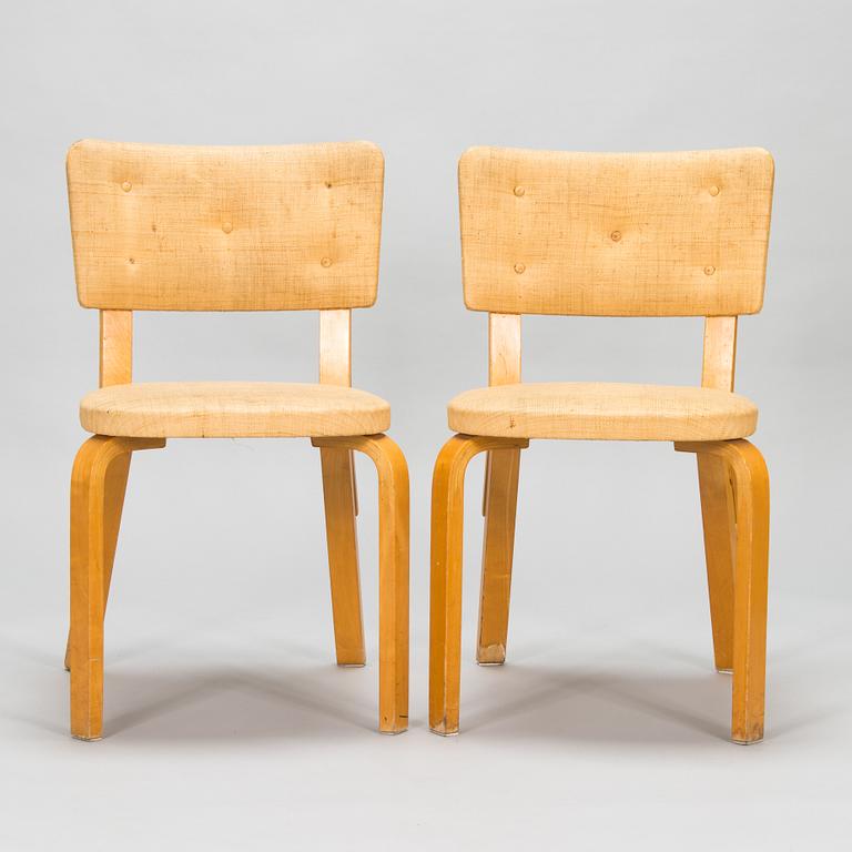 Alvar Aalto, Four mid-20th century '63' chairs for O.Y. Huonekalu- ja Rakennustyötehdas A.B.