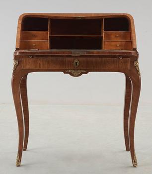 A Swedish Rococo secretaire by L Nordin, master 1743.