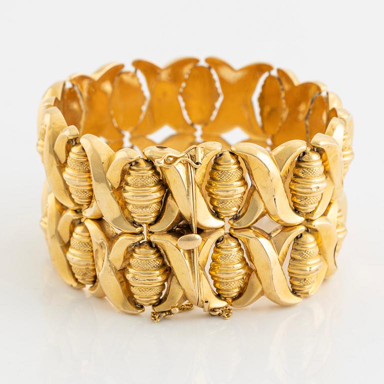 Bracelet, 18K gold, Italian mark.