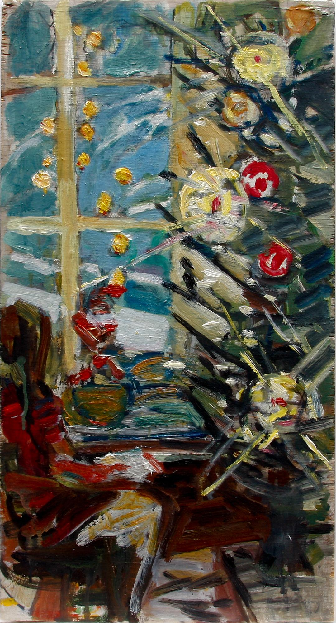 HARALD LINDBERG, olja på pannå. Sign à tergo.