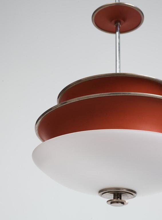 Erik Tidstrand, a ceiling lamp, model "28973", Nordiska Kompaniet, 1930s.
