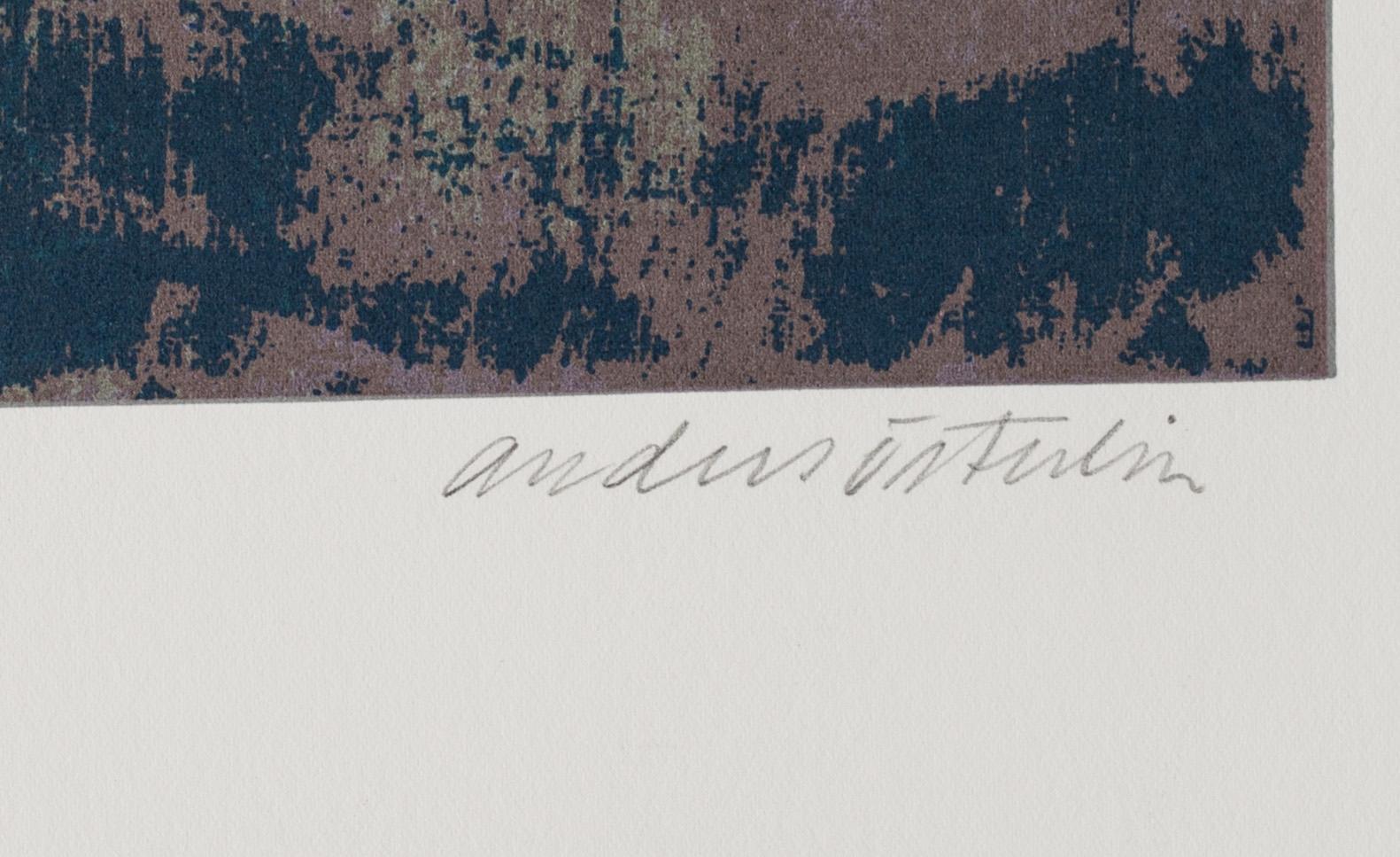 ANDERS ÖSTERLIN, färgserigrafi, signerad och numrerad 38/200.