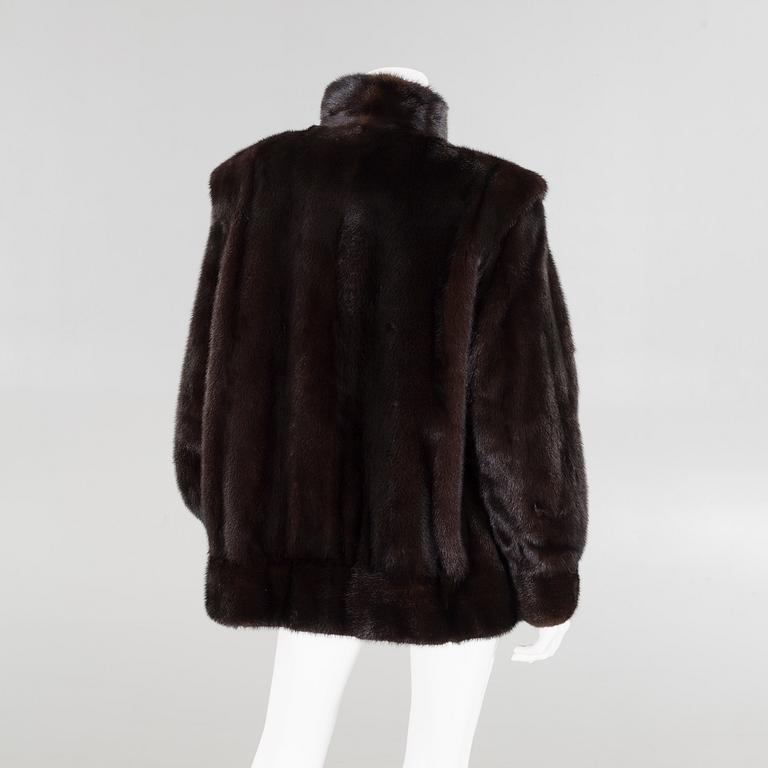 A fur jacket by Saga mink.