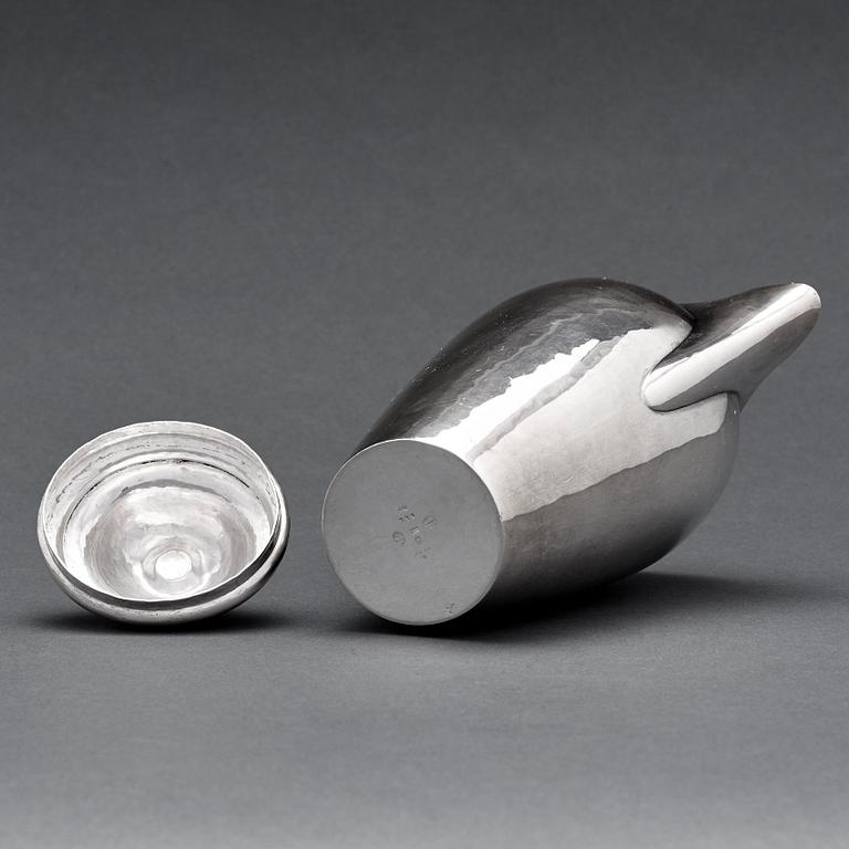kaffekanna, Köpenhamn 1919, 830/1000 silver, designnr 251.