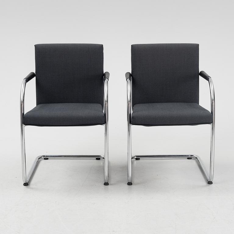 Antonio Citterio & Glen Oliver Löw, five 'Visasoft Visavis' chairs, Vitra, 2005.