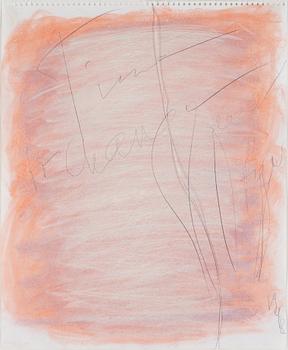 EDDIE FIGGE, mixed media on paper, signed and dated 1998.