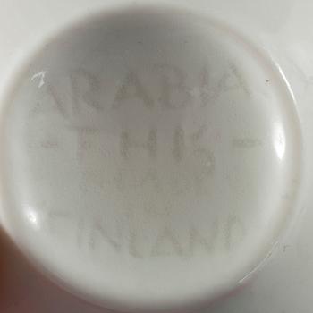 MALJOJA, 4 kpl, riisiposliinia, Friedl Holzer-Kjellberg Arabia 1900-luvun puoliväli.