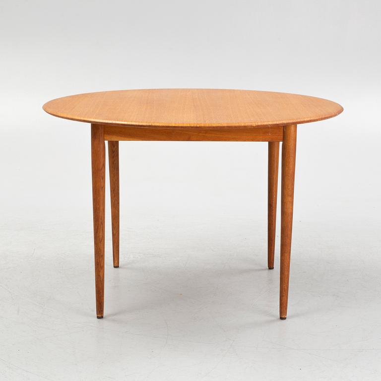 A Scandinavian dining table, 1950's/60's.