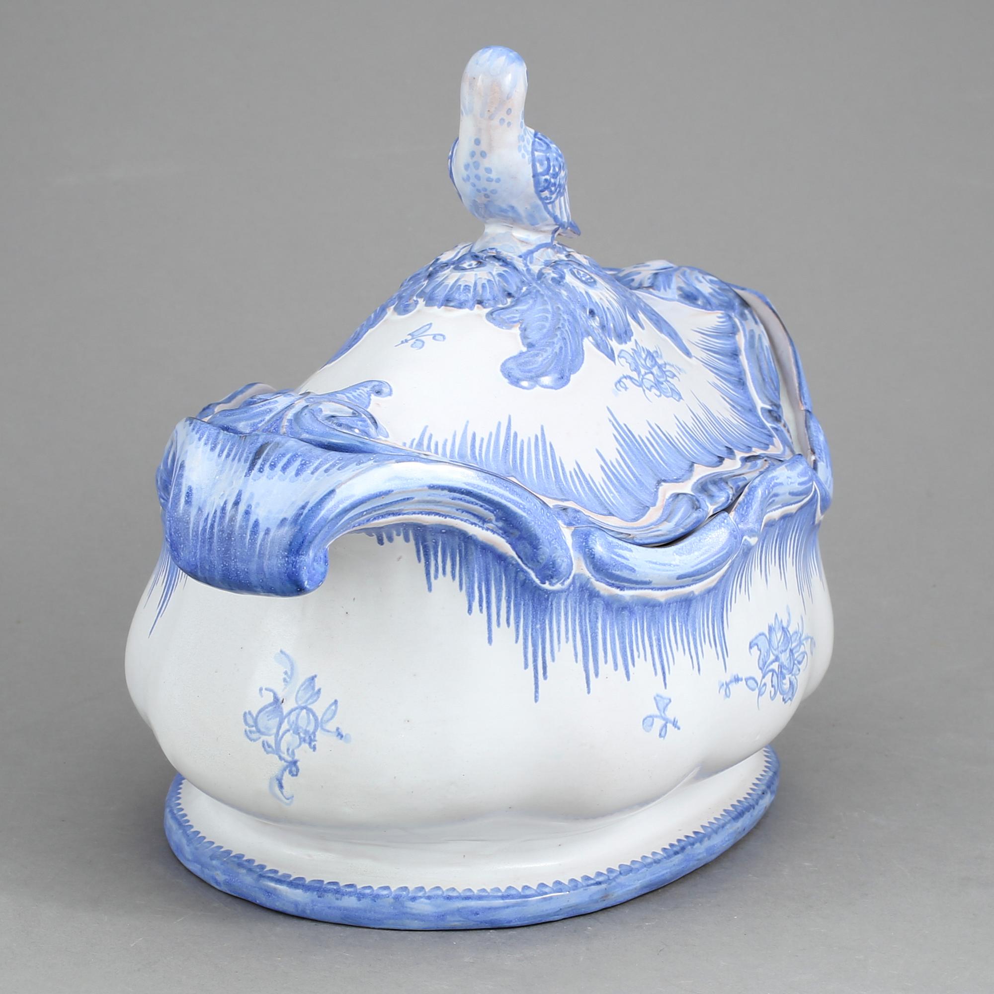 TERRIN, fajans. Gabriel Burmeister, Gabrielkeramik, Timmernabben, 1930-tal.