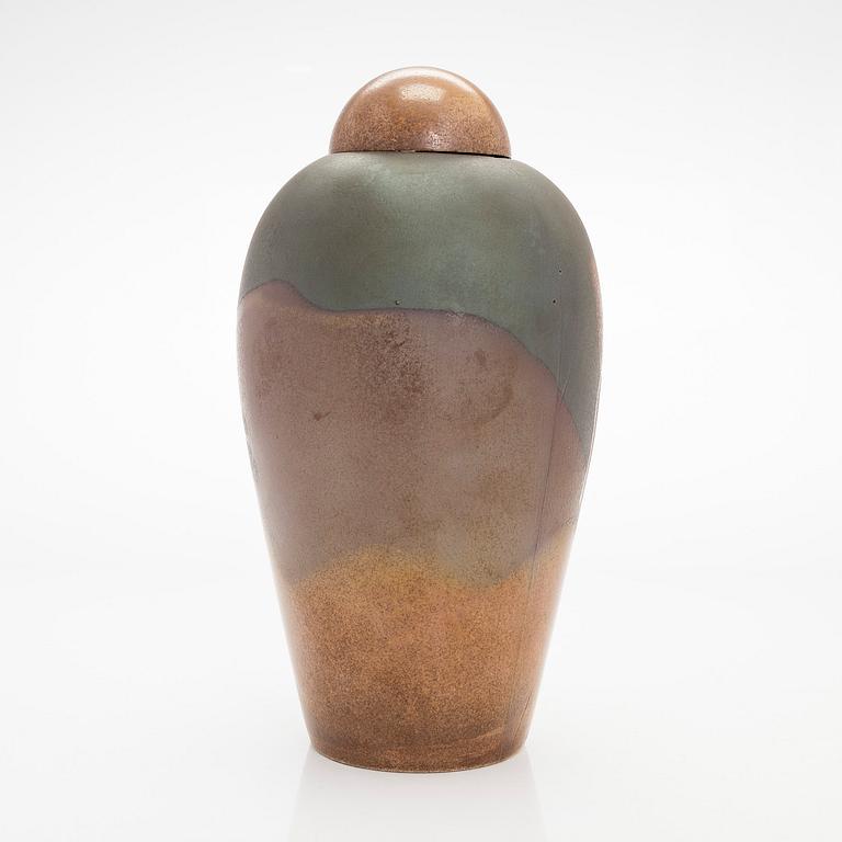Inkeri Leivo, a ceramic urn 'Josefine', signed Inkeri Leivo Arabia.