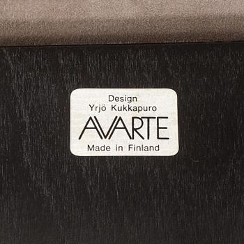YRJÖ KUKKAPURO, six 'Fysio' chairs from Avarte, Finland, late 20th Century.