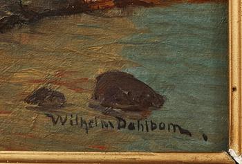 WILHELM DAHLBOM, olja på duk, sign.
