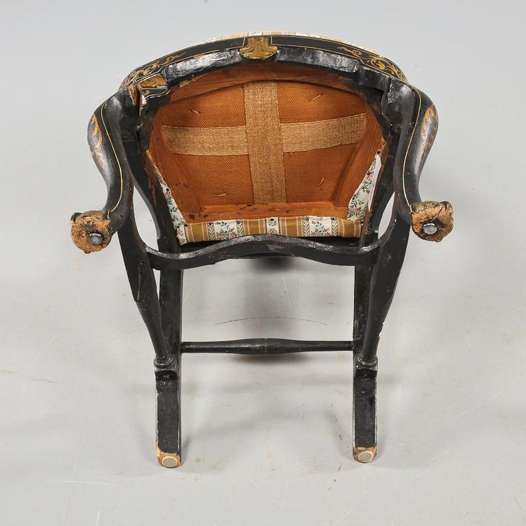 STOLAR, ett par, senbarock, 1700-tal.