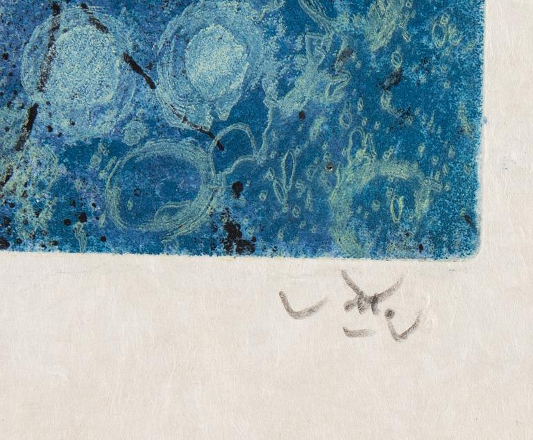 Roberto Matta, mapp med 10 akvatintetsningar, 1975, samtliga signerade med blyerts 25/100,