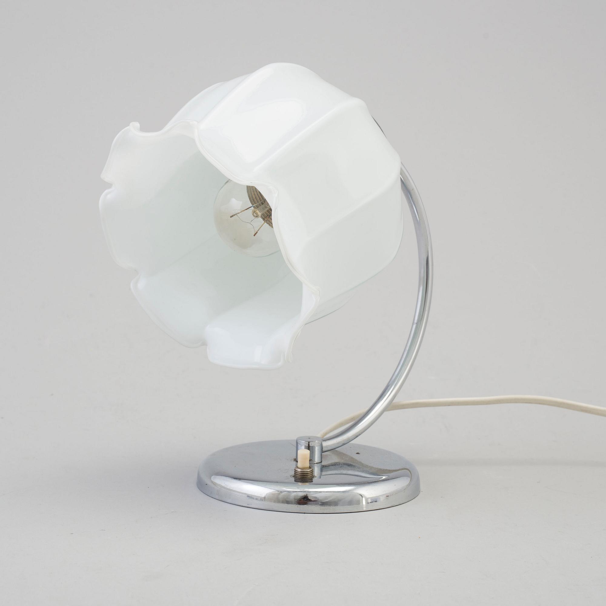 an early 20th century table lamp.