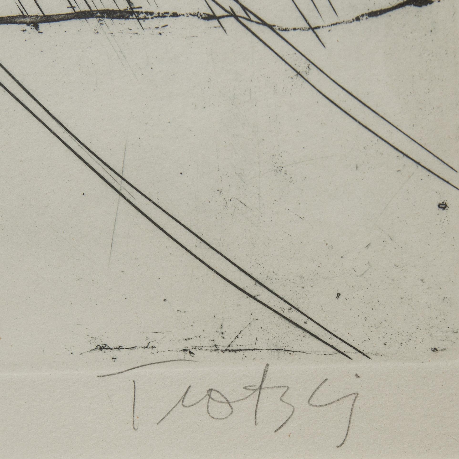 ULF TROTZIG, färgetsning, signerad o numrerad 26/150.